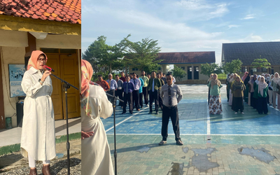 SMAN 1 Kedokanbunder Laksanakan Apel Pagi Pasca Libur Lebaran 1446 H