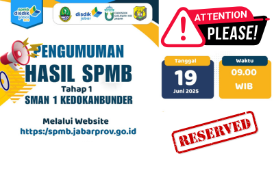 PENGUMUMAN SPMB TAHAP 1 2025