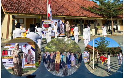 SMAN 1 Kedokanbunder Gelar Upacara Hardiknas 2025 dengan Semangat