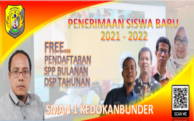 Penerimaan Peserta Didik Baru SMAN 1 Kedokanbunder Tahun 2021